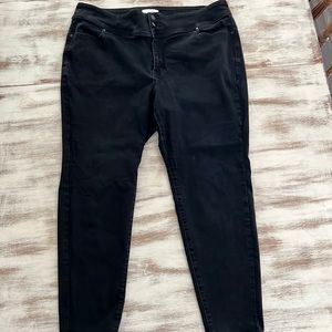 Lane Bryant skinny jeans, black size 22, we’ll loved